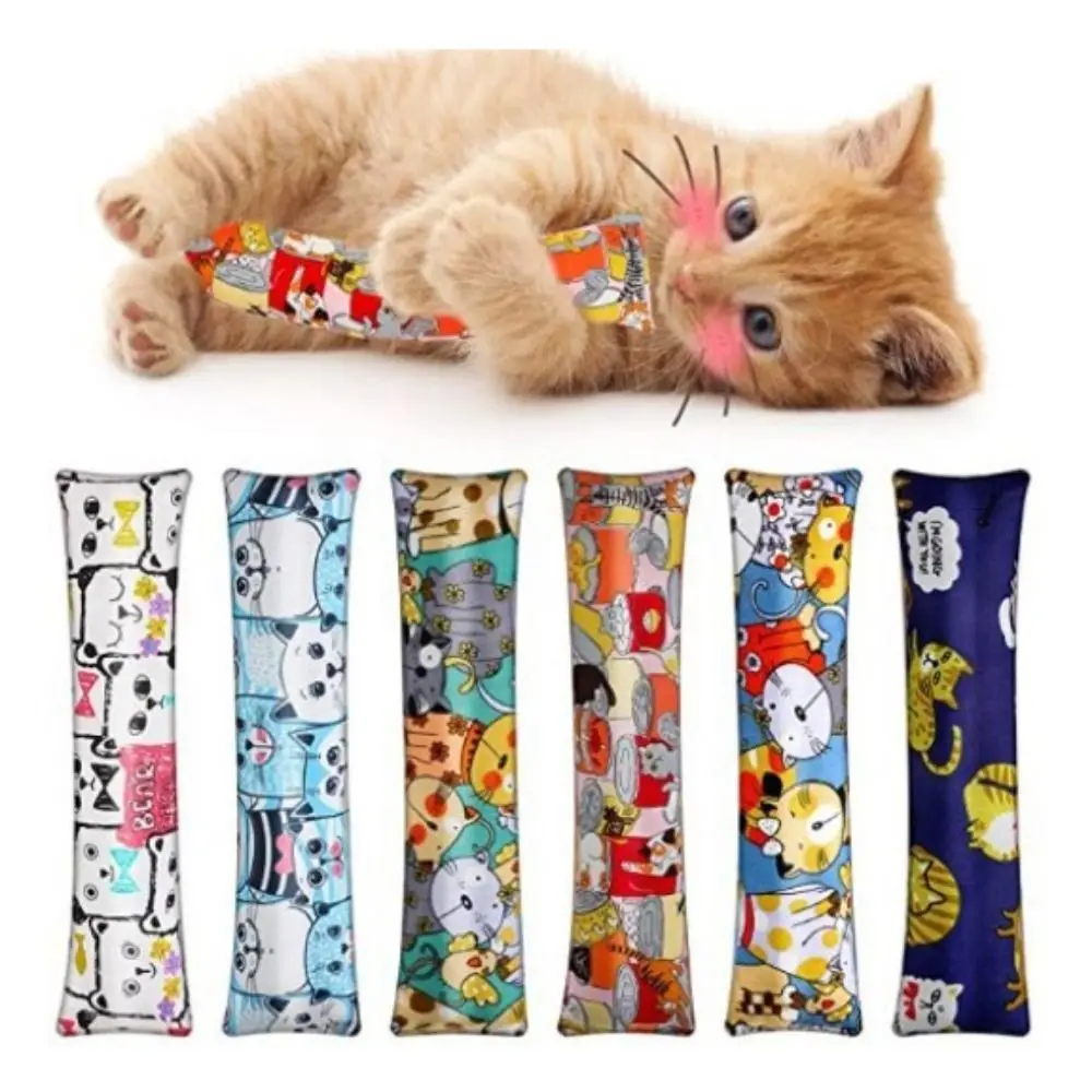 

Creative cat mint pillow tease cat toy Teeth Grinding Catnip Toys Funny Interactive Pet Kitten Chewing Vocal Toy