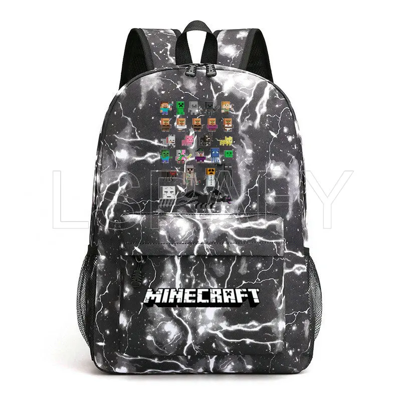 Рюкзак с тиле MINECRAFT Простой Школьный рюкзак для девочек-подростков мальчиков