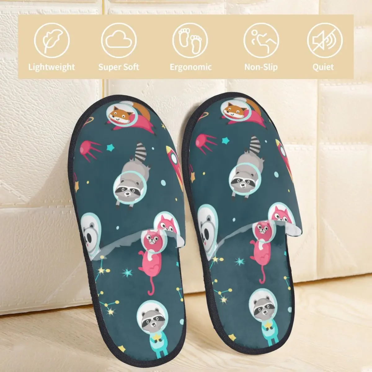 Зимние тапочки для женщин и мужчин модные пушистые теплые Симпатичные домашние с