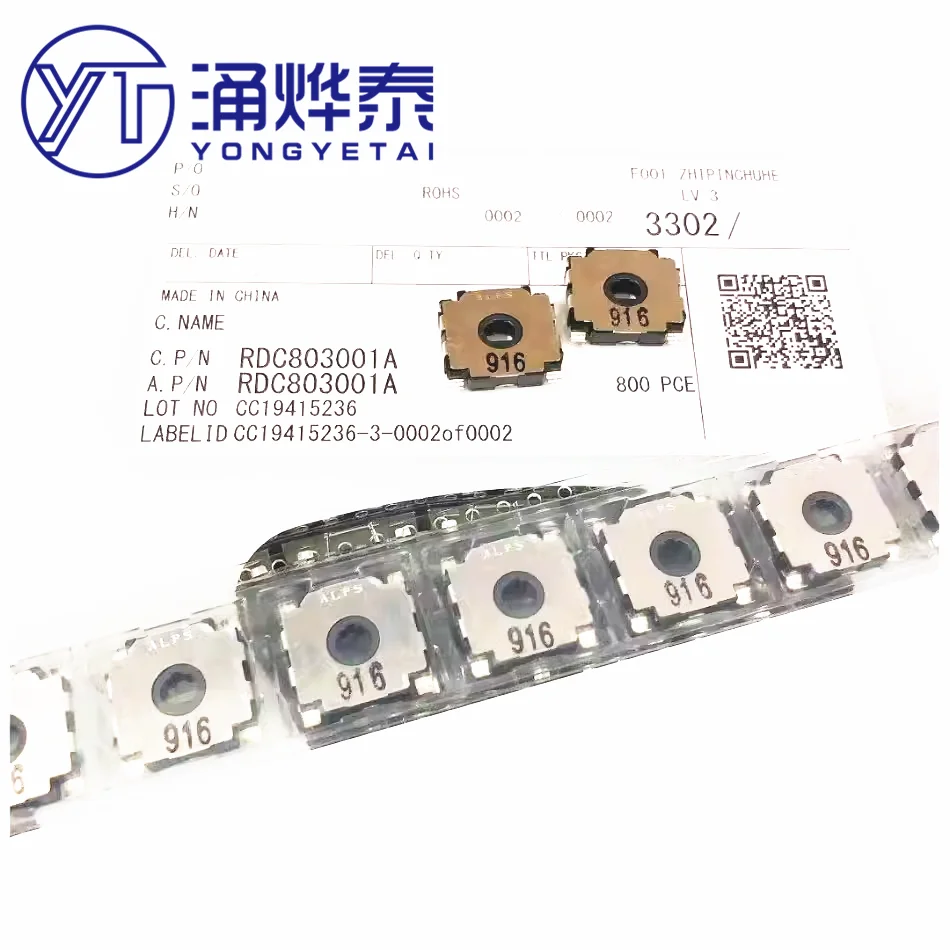 YYT 2 шт. RDC803001A поворотный датчик сопротивления положения 360 ° сопротивление 10K