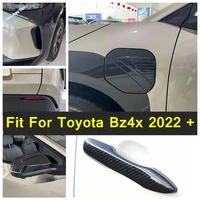 car exterior body side rear bumper lip rearview mirror door handle bowl cover trim fit for toyota bz4x 2022 2023 accessories