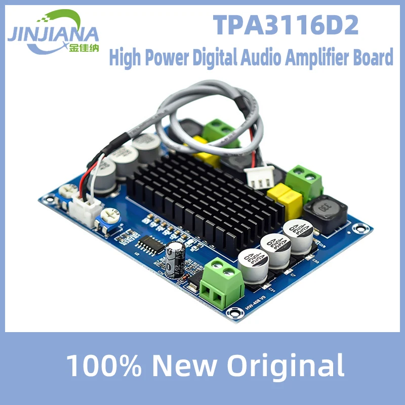 

TPA3116D2 Copy Dual-channel Stereo High Power Digital Audio Power Amplifier Board 2*120W XH-M543