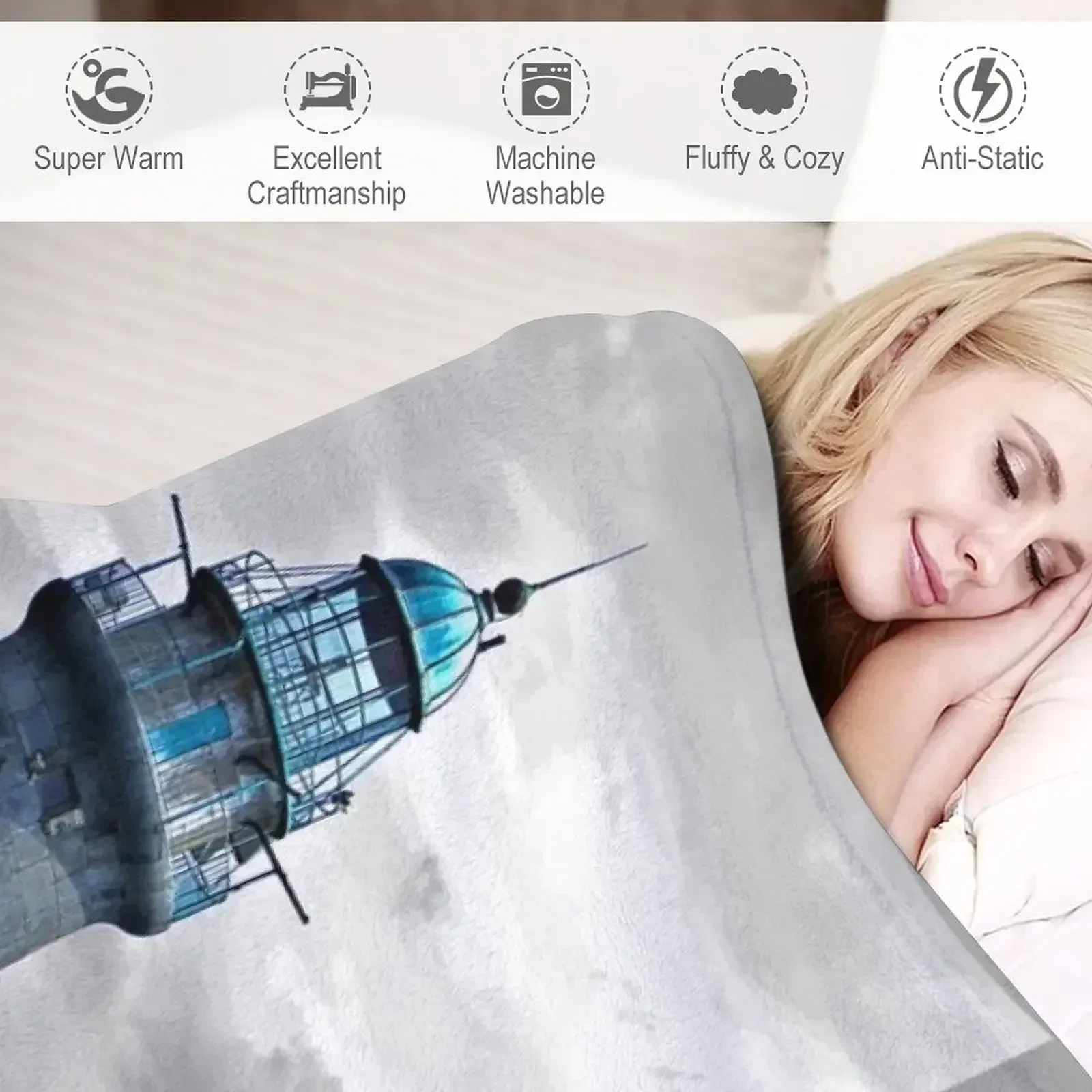 Одеяло Minot Light - Scituate Massachusetts декоративное одеяло для путешествий диванные