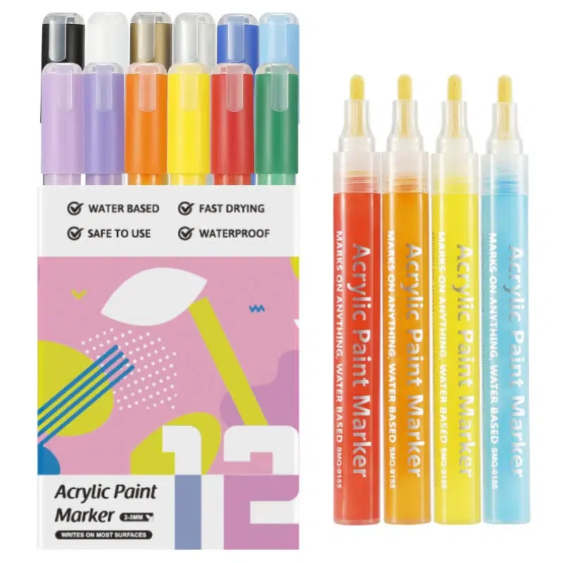 

Art Permanent Acrylic Paint Pens Set
