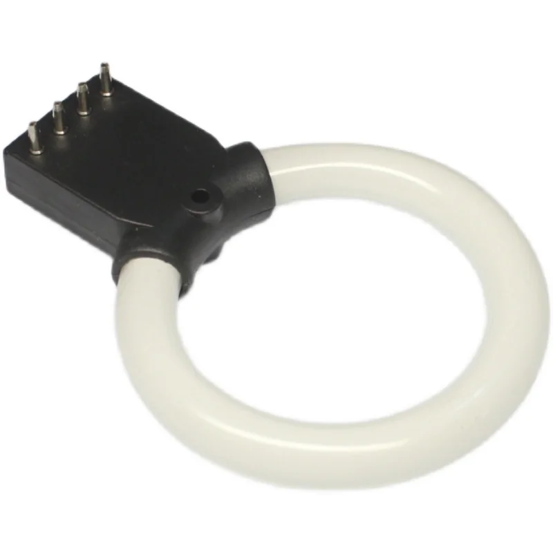 Черный кольцевой светильник для микроскопа Миниатюрная лампа 8 Вт источник света