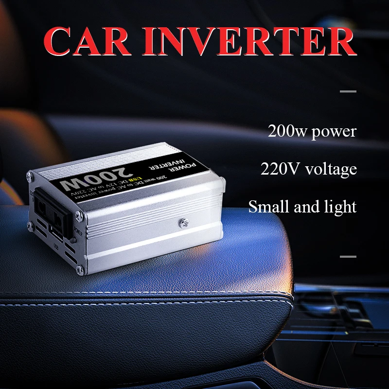 SUYEEGO 200W mini Car Inverter 12V to 220V 230V Power Inverter Voltage Converter DC to AC with Universal Socket Auto Accessories SUYEEGO 200W mini Car Inverter 12V to 220V 230V Power Inverter Voltage Converter DC to AC with Universal Socket Auto Accessories