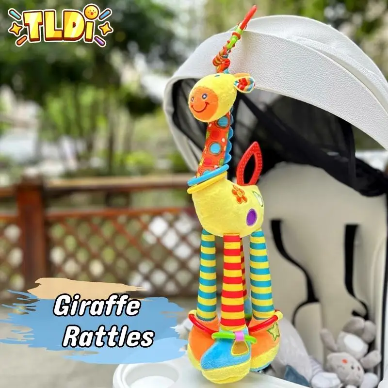 Детский Прорезыватель для зубов на коляску, с датчиком звука