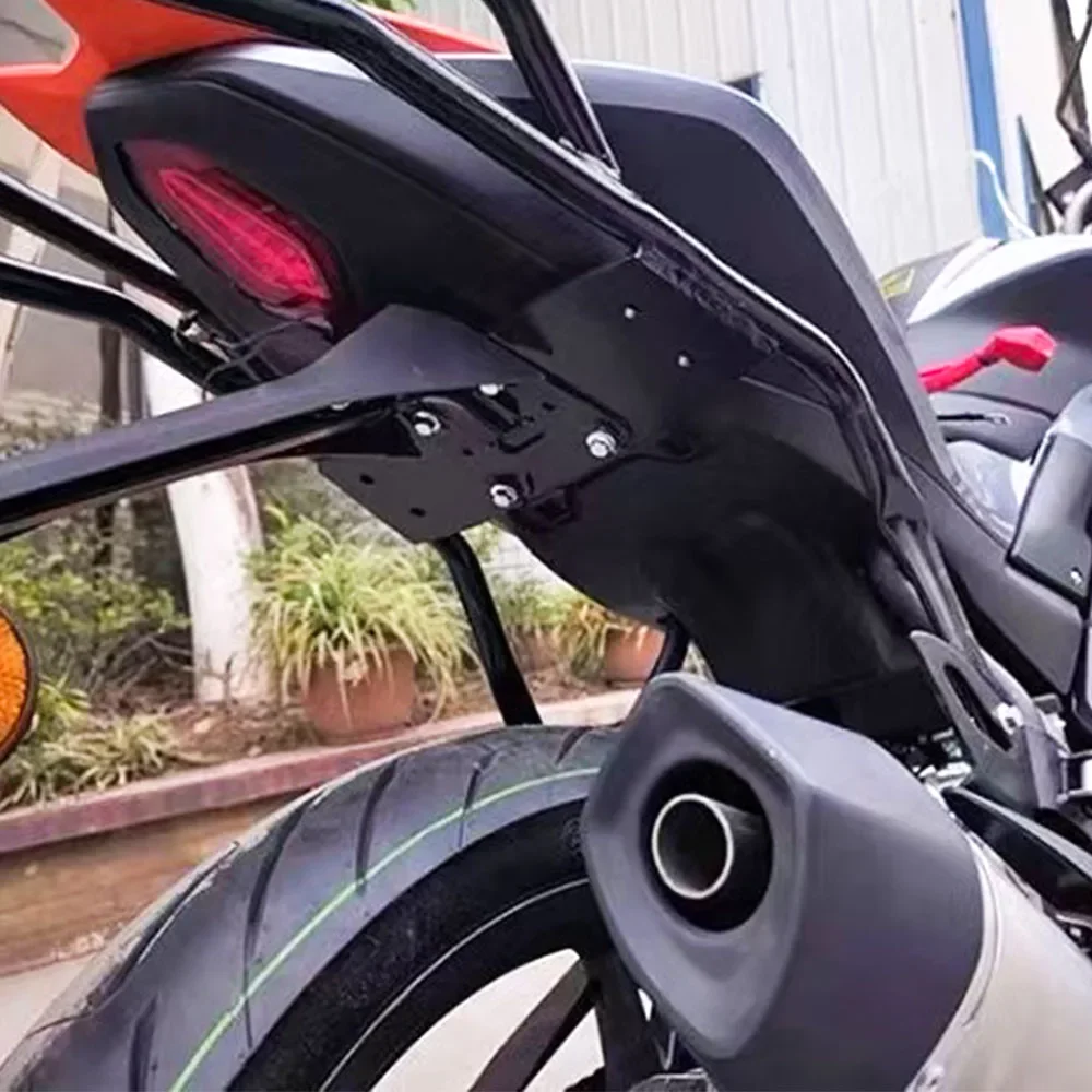 Фото Задняя стойка для мотоцикла, подходит для QJ moto SRK125S SRK125S SRK 125S QJmoto, задний подлокотник, стойка для хвостовой коробки №2