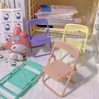 2022 new cute color chair adjustable phone holder for iphone 12 13 foldable color chair phone holder for iphone 7 8 x xs