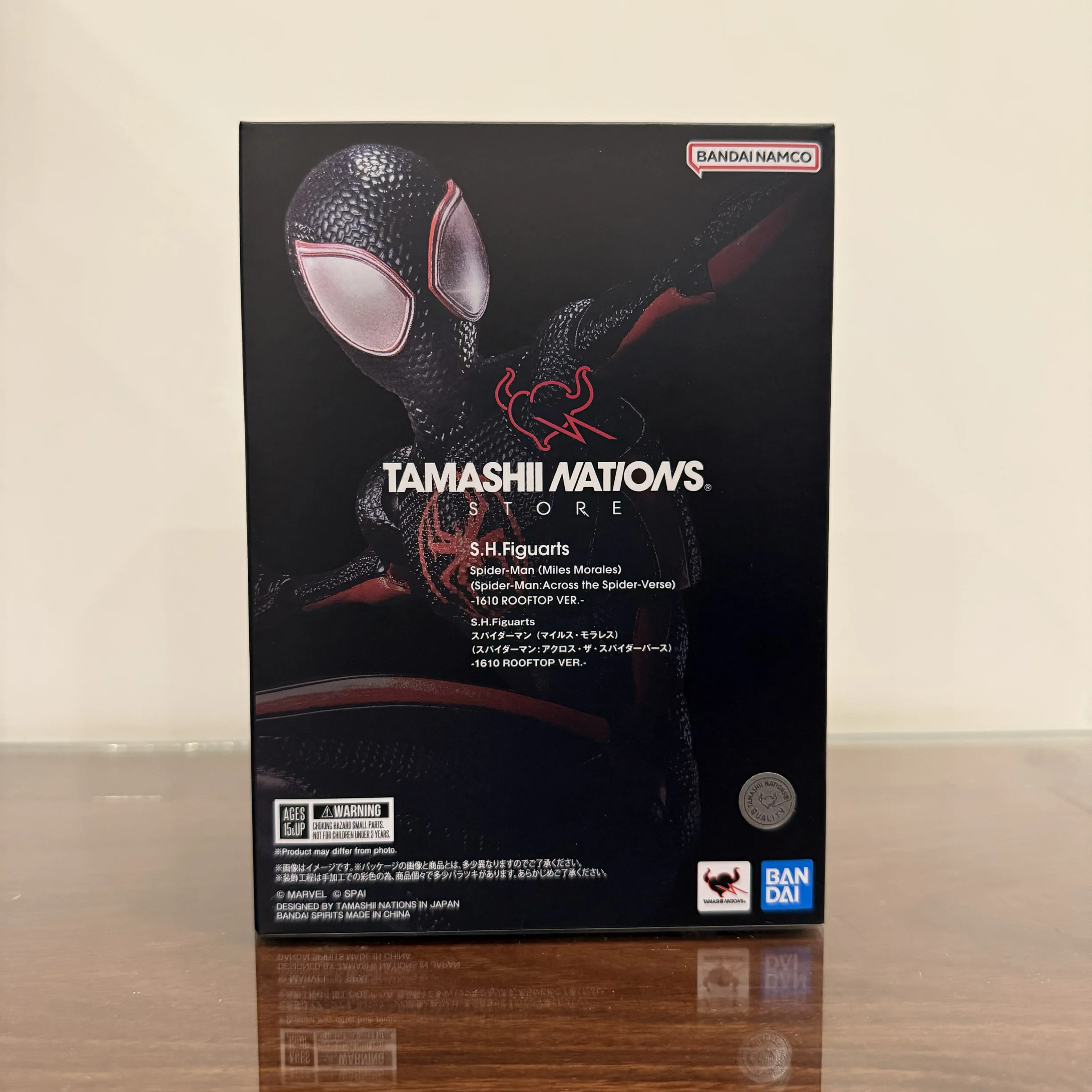 Оригинальный Bandai Shf Sh Figuarts Spider Man Across The Verse Майлз Моралес Гвен 1610 Rooftop Ver детские