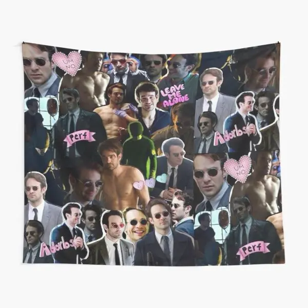 

Devil Dare Photo Collage Tapestry Bedspread Printed Room Art Colored Decoration Travel Decor Blanket Beautiful Yoga Mat Towel