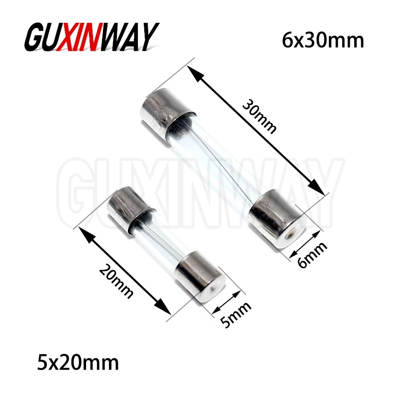 

Предохранители GUXINWAY стеклянные 10 шт.