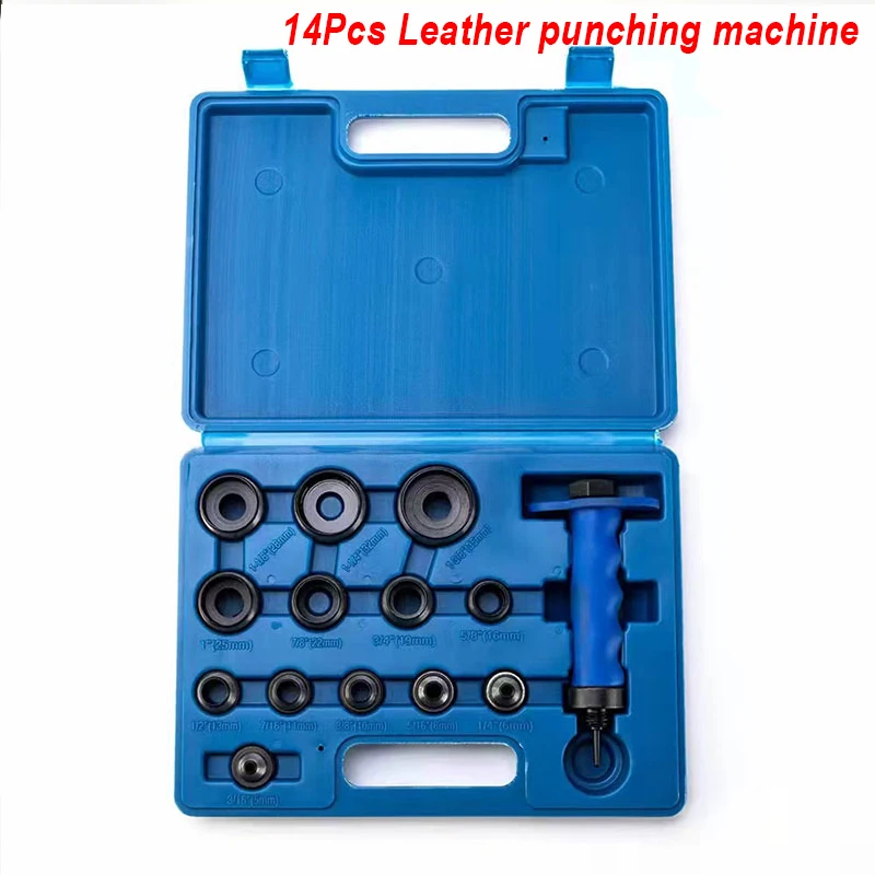 14 шт. инструменты для перфорации кожи из высокоуглеродистой стали