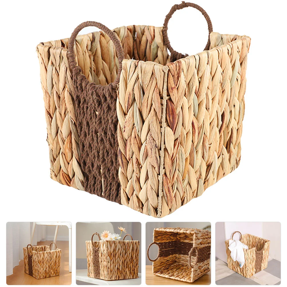 

Double Handles Design Cookie Storage Container Large Storage Baskets Woven Baskets For Storage Food Storage Basket for Home