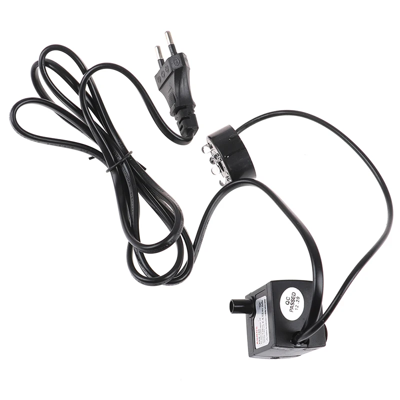 Погружной водяной насос переменного тока 220 в 3 Вт стандартный аквариумный фонтан