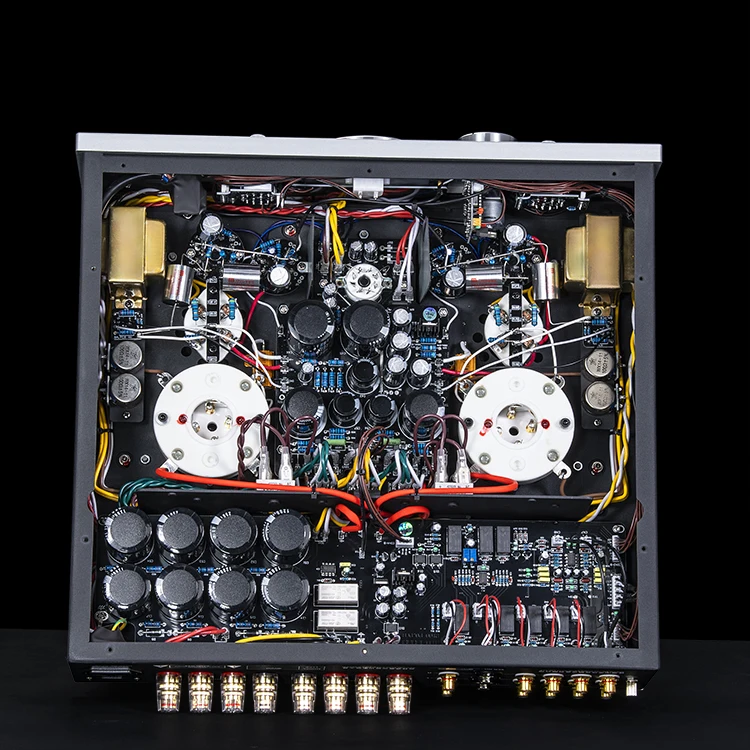 Домашний усилитель 12AX7*2 6SN7*2 5U4G * 1 300B*2 805*2 Встроенный ламповый аудиоусилитель