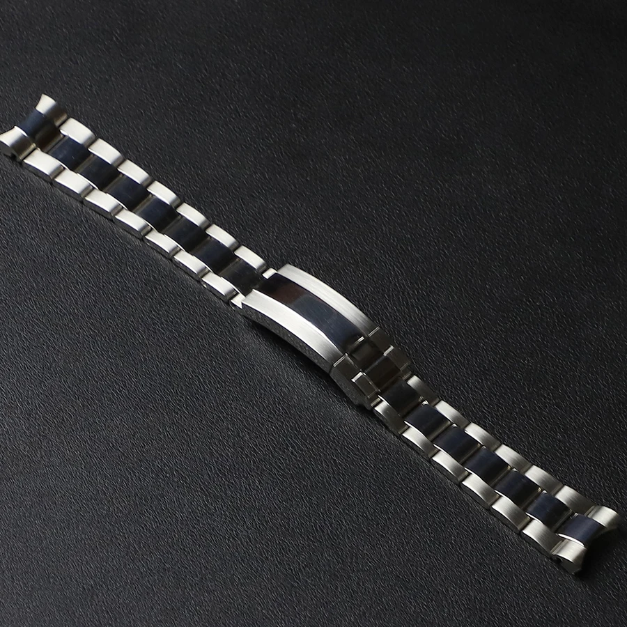 Регулируемый ремешок для часов со скользящим замком 20 мм 21 Rolex GMT Master II Explorer 2