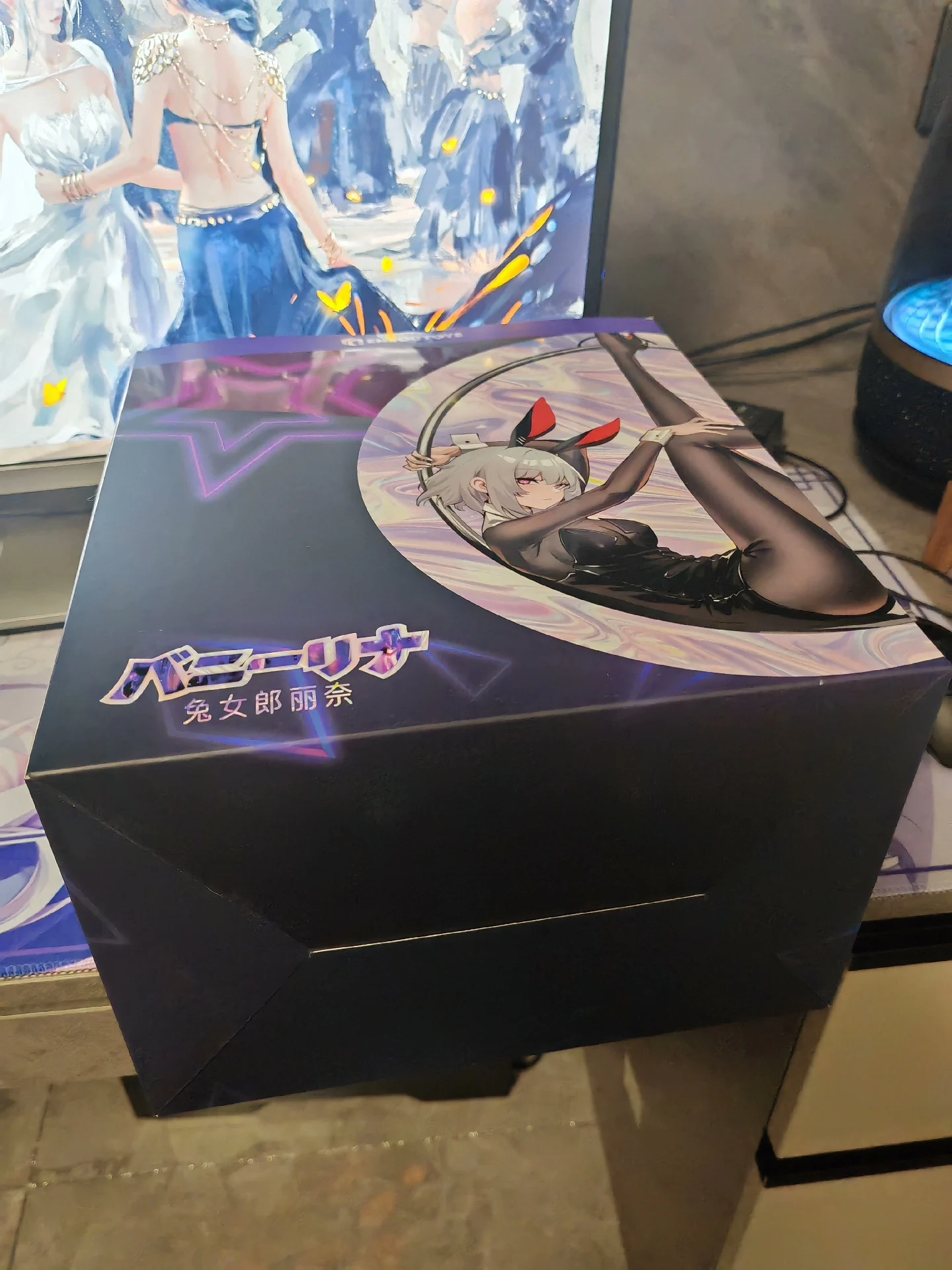 In Stcok ENSOUTOYS Bunny Girl LinaTime круглые движущиеся украшения для красоты коллекция