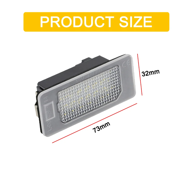 Светодиодный номерной знак в сборе для BMW E82 F22 F45 E46 E90 E91 E92 E93 F30 F31 F34 F32 F36 F33 E39 E60 E61 F10