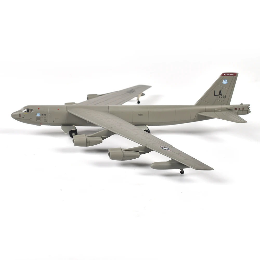 Фото JASON TUTU масштаб 1/200 американская армия B-52 стратегический бомбардировщик модели самолетов для взрослых детей игрушки для демонстрации шоу №3