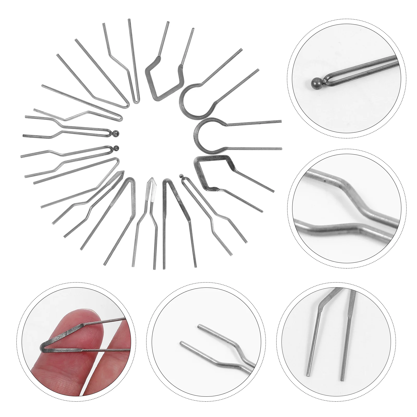 

15pcs Wood Burning Machine Kit Metal Carving Pyrographic Nibs Replacement