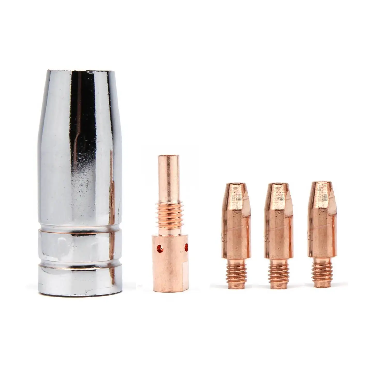 TB25 MB25 25AK TB MB 25 Nozzle Contact Tip Holder M6x28 Metric M6 Thread Length 28mm Mig Gun Welding Torch Part Consumables