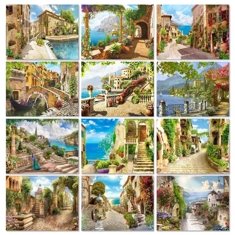 

Набор для рисования по номерам на холсте «Морской пейзаж»