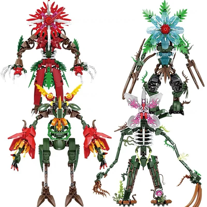 Креативные строительные блоки монстров пластиковые самоблокирующиеся кирпичи