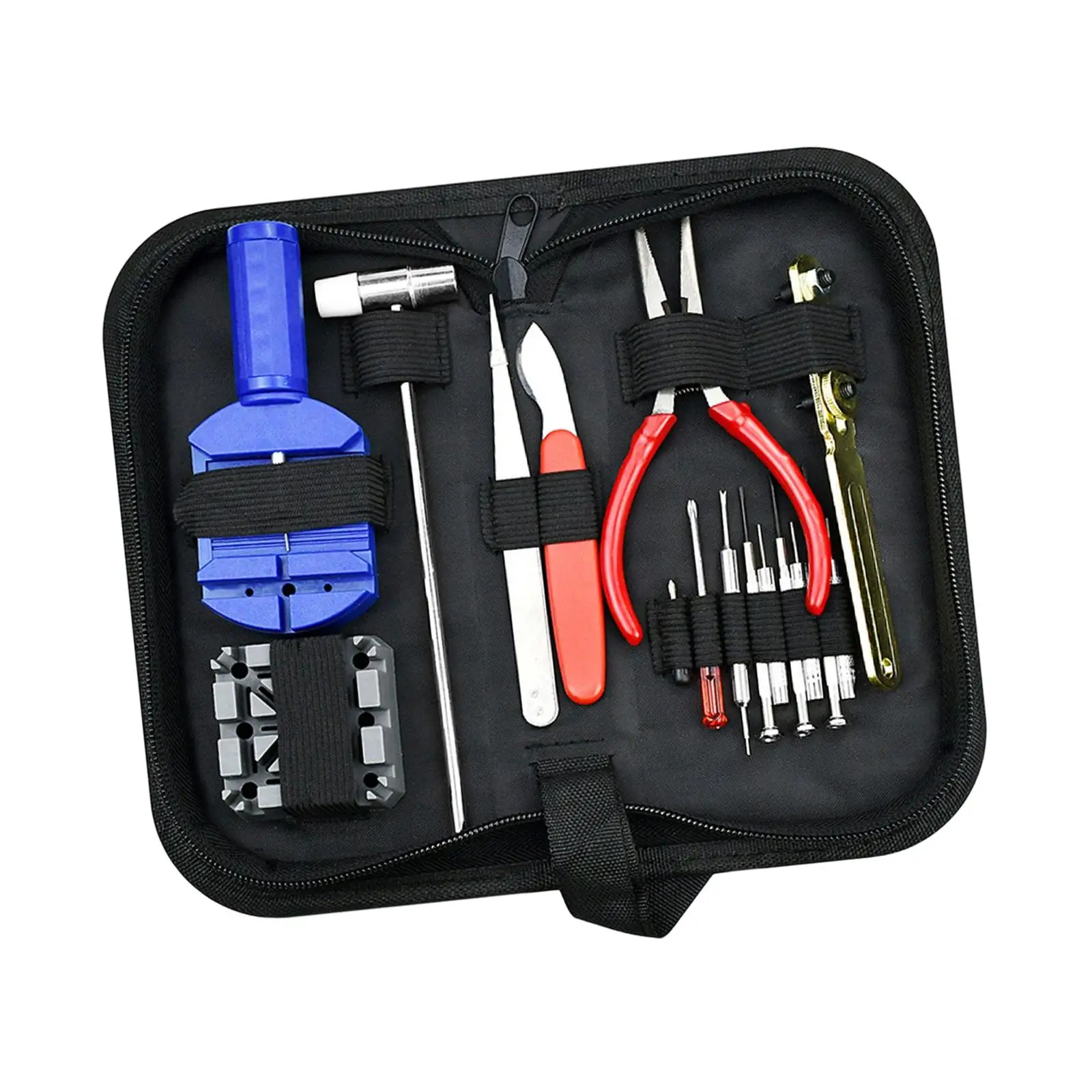 

16 Pieces Watch Repair Set with Carrying Case Multifunctional for Watchmaker Collectors or Beginner Durable Practical Convenient