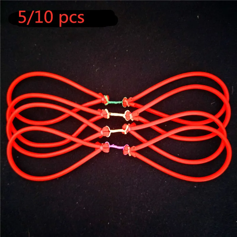 

5/10Pcs/set Fishing Rubber Band Shooting Fish Slingshot High Elastic Catching for Fish Arrow Outdoor Shooting Outdoor Tools