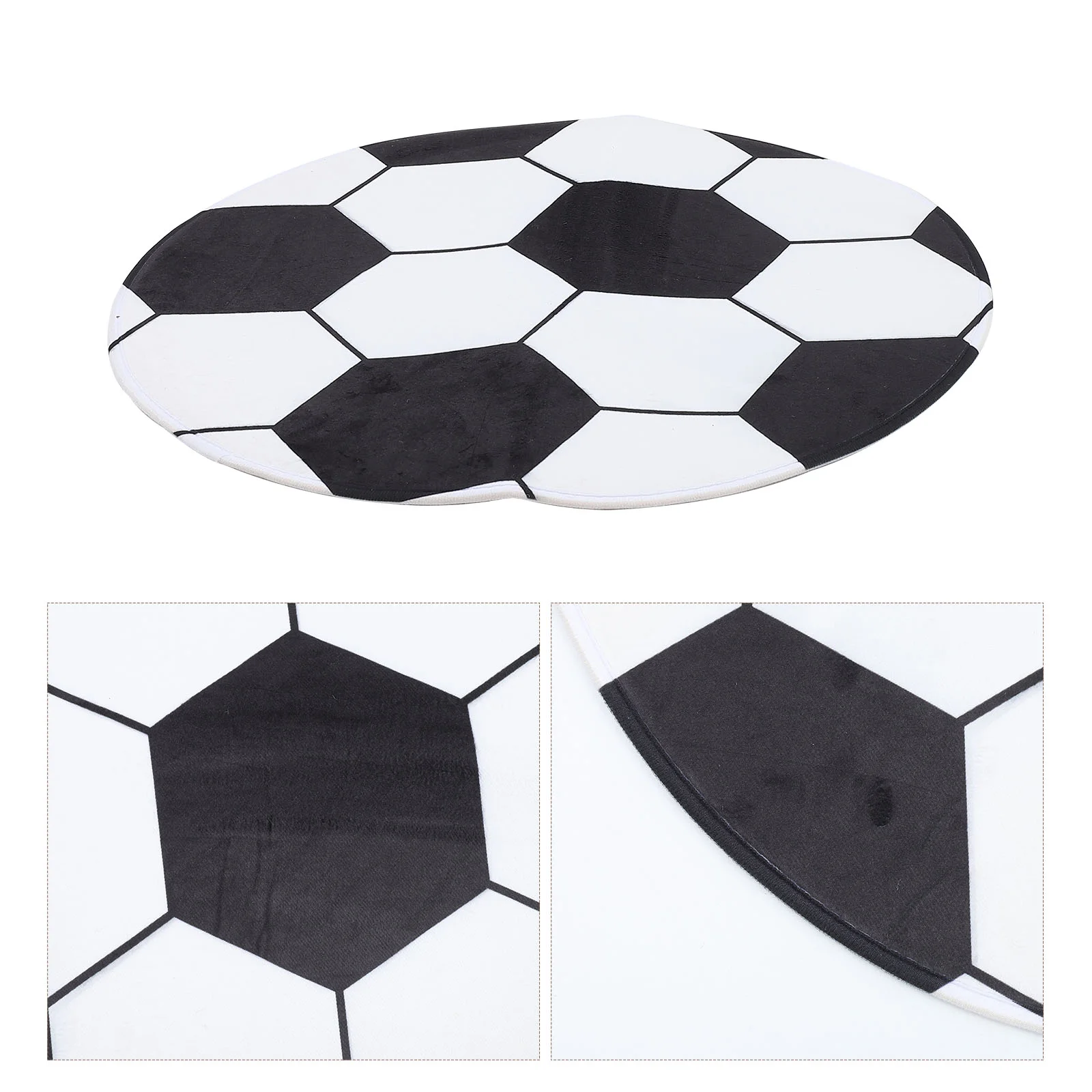 

Rug Mat Soccer Door Area Rugs Carpet Football Mats Indoorcircle Shaped Bathroom Floor Kitchen Doormat Bathnonplay Foot Welcome