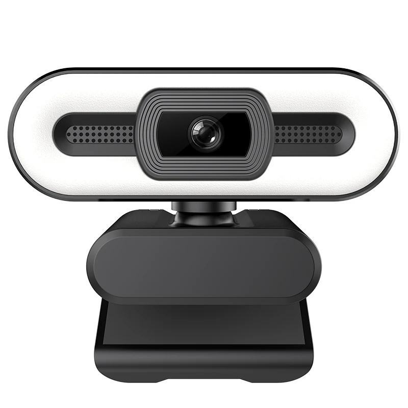 

HD Webcam With Fill Light Rotatable Laptop Web Camera PC Computer Camera With Microphone For Youtube