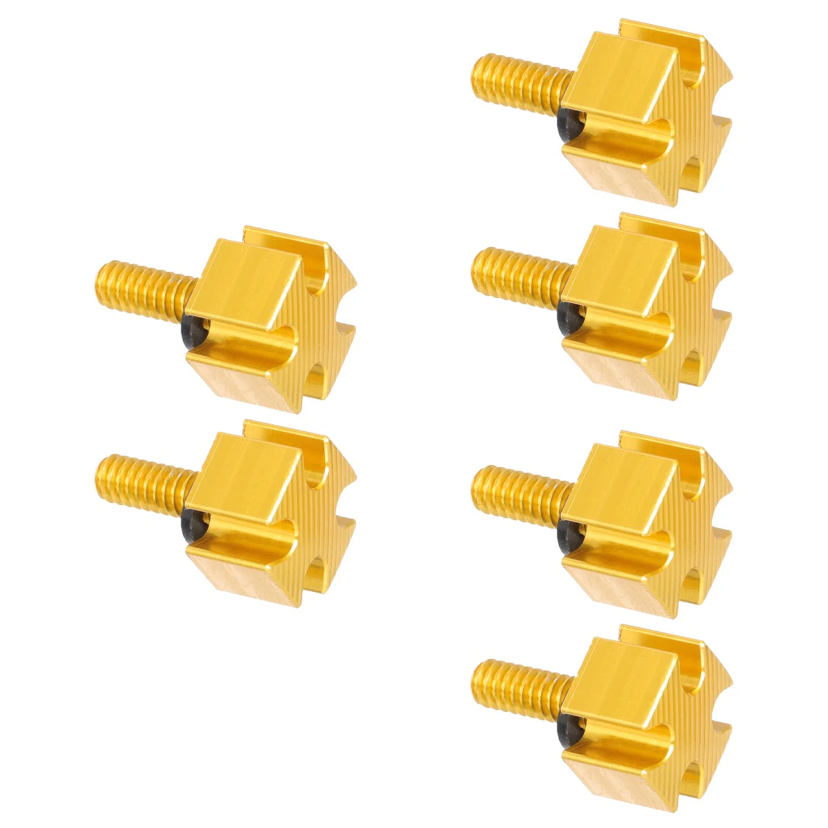 

6 Pcs Seat Screws Motorcycle Rear Seats Sitting Bag Bolt Aluminum for Quick Mounts Supplies