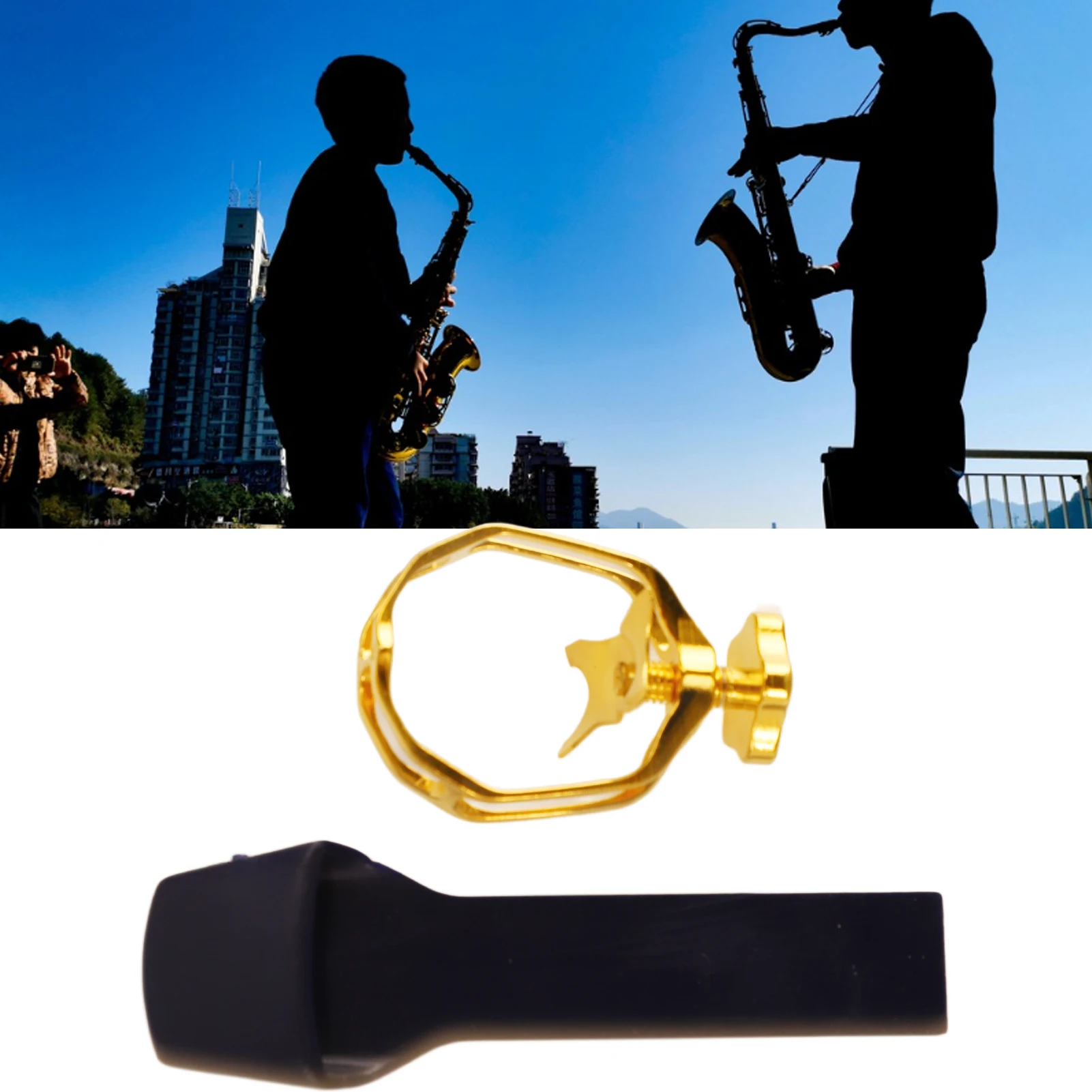 

Saxophone Mouthpiece Ligature And Protective Cap Alto Saxophone Replacement Parts