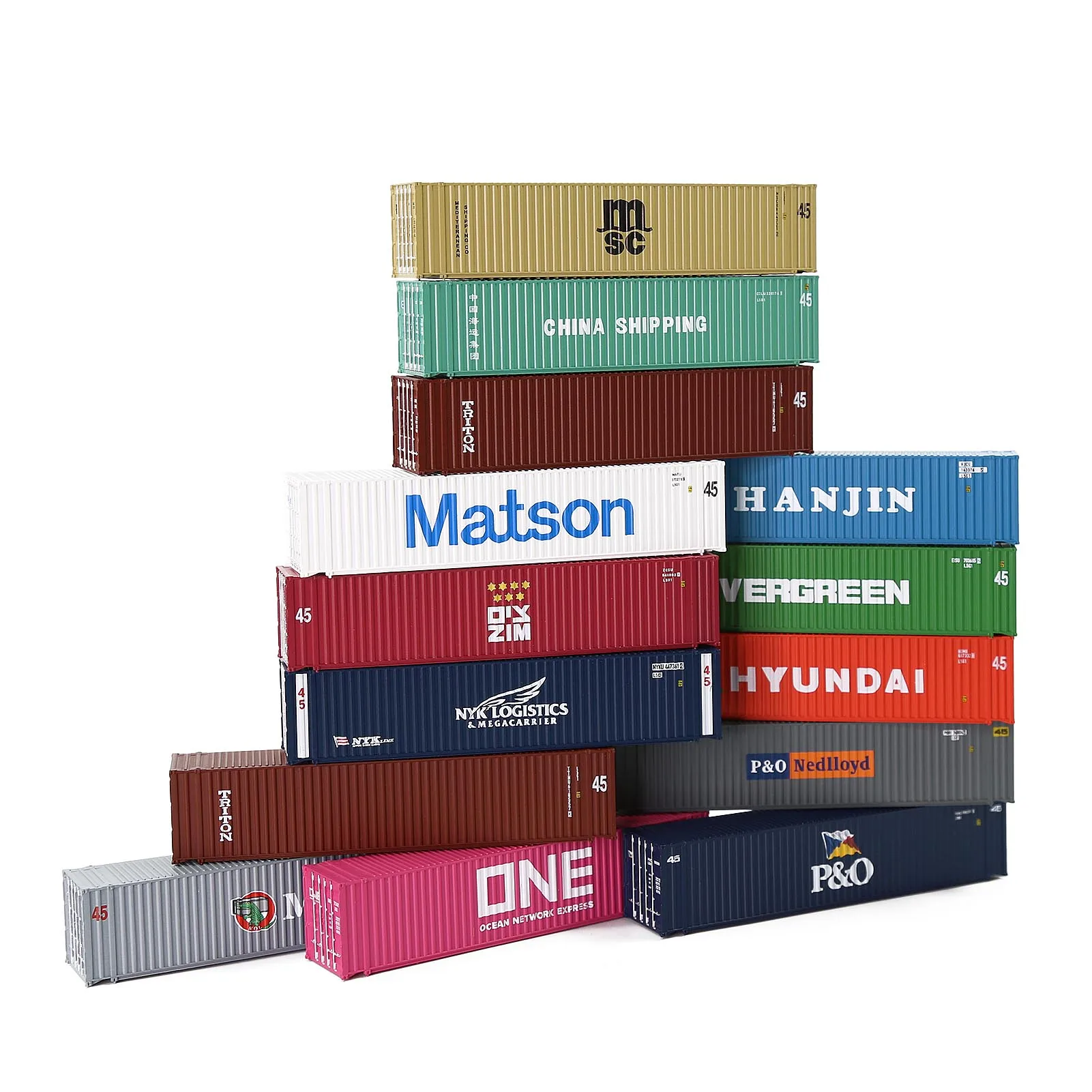 C15010 Evemodel N шкала 45 футов грузовые контейнеры с магнитами 1:160 'грузовая коробка