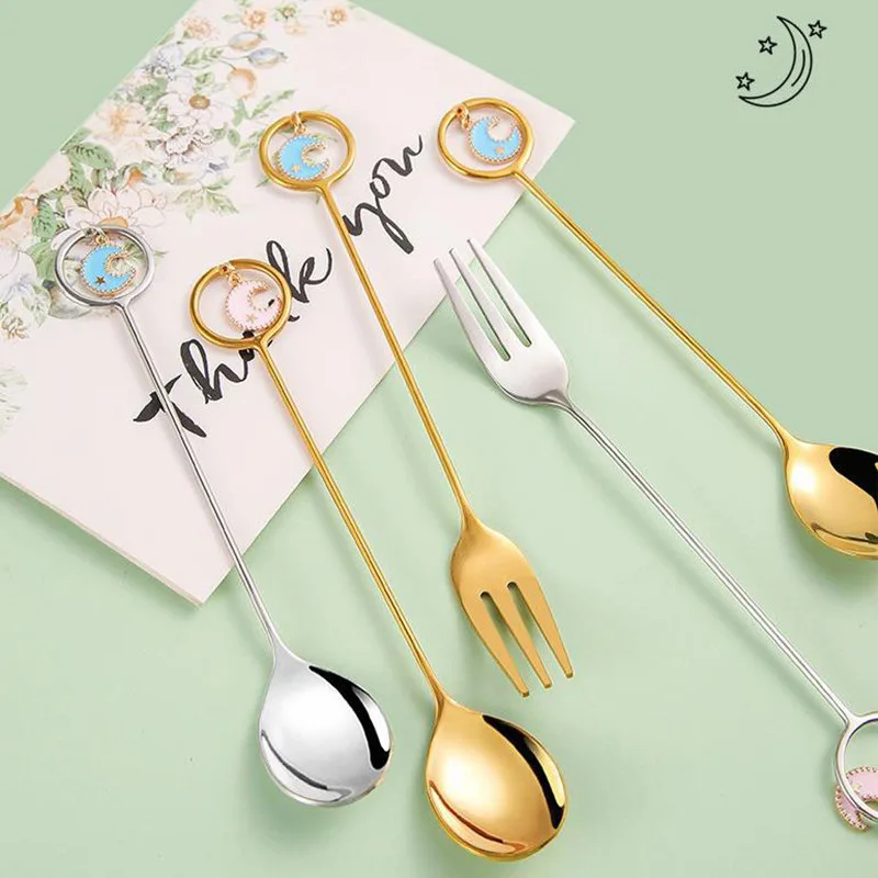 

ИД Мубарак ложка вилка из нержавеющей стали мусульманский Рамадан и Ид украшение Ид аль-Адха подарки мусульманский фестиваль Декор для веч...