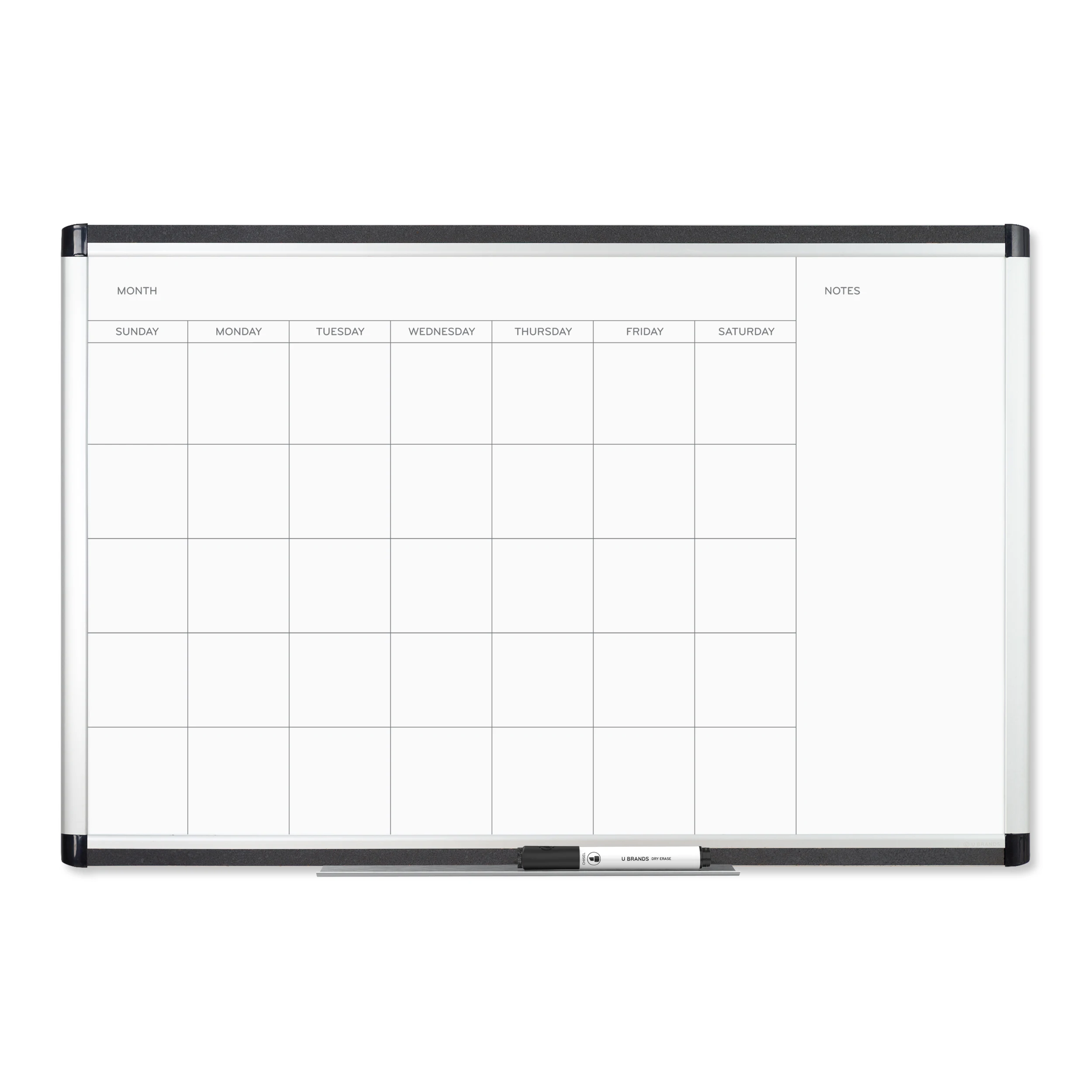 Frame  Dry Erase Calendar Board, 36