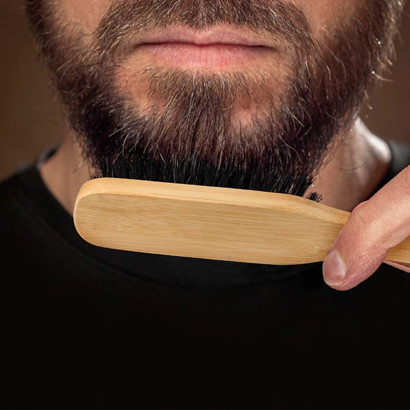 1 шт. Антистатическая щетка для парикмахерской с деревянной ручкой