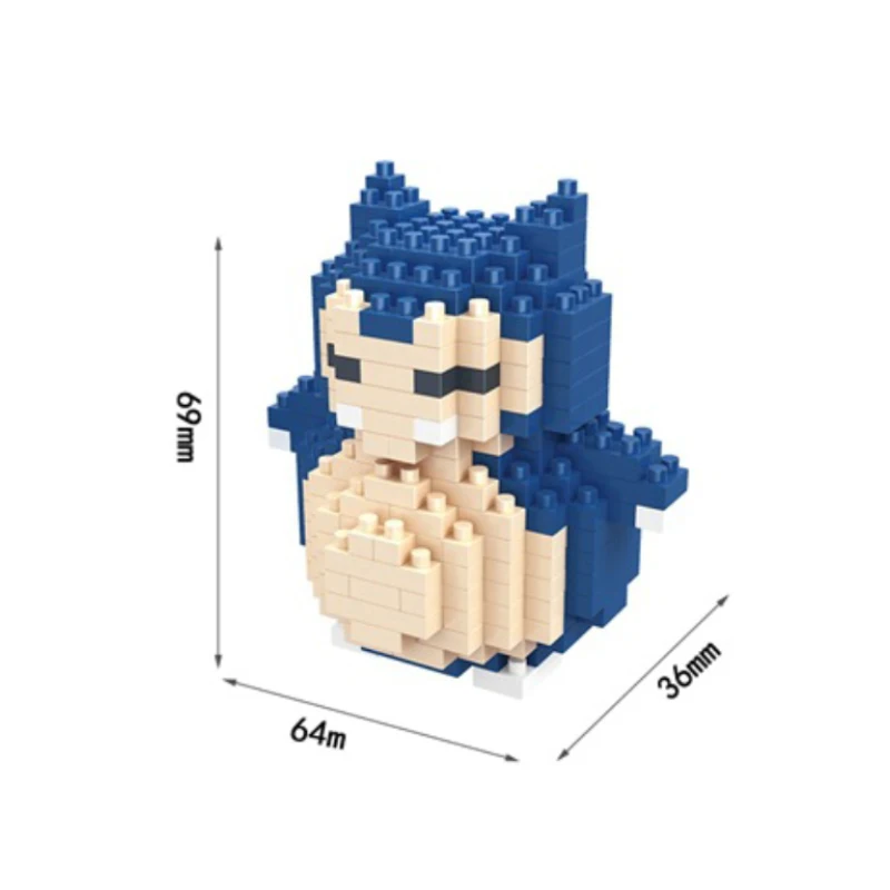 Новые стили маленькие строительные блоки набор Покемон Пикачу кирпичи