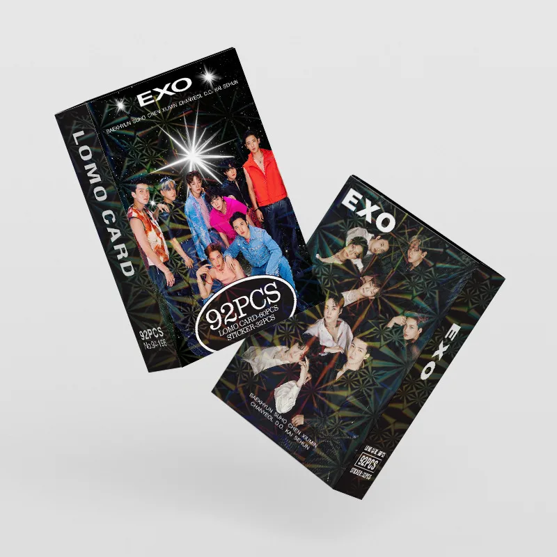 92 шт./компл. новый альбом Boy Idol EXIST HD печать фотокарточки Baekhyun SUHO KAI Chen SeHun ChanYeol XIUMIN