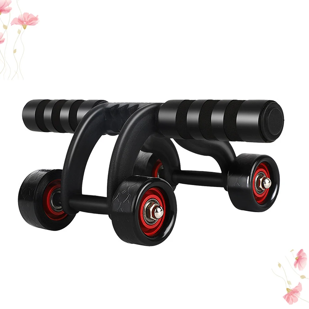 

Roller Abs Exercise Wheel with Dual Wheels and Comfy Handles Abdominal Fitness Bearing Gym for Father Husband- Easy Rollers