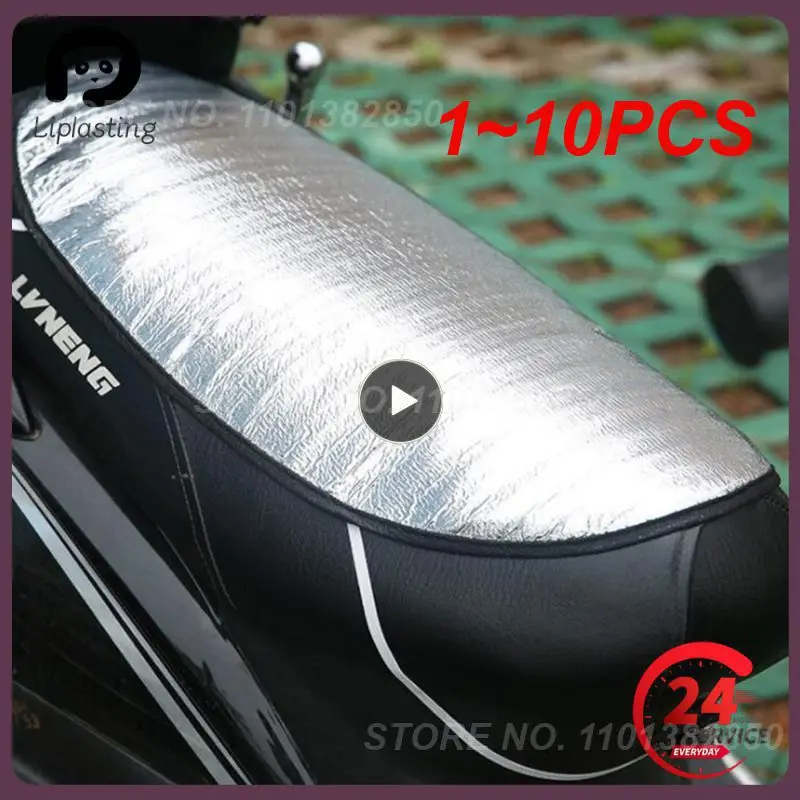 

1~10PCS Motorcycle Seat Cover Waterproof Summer Scooter Sun Pad Heat Insulation Cushion Prevent Bask