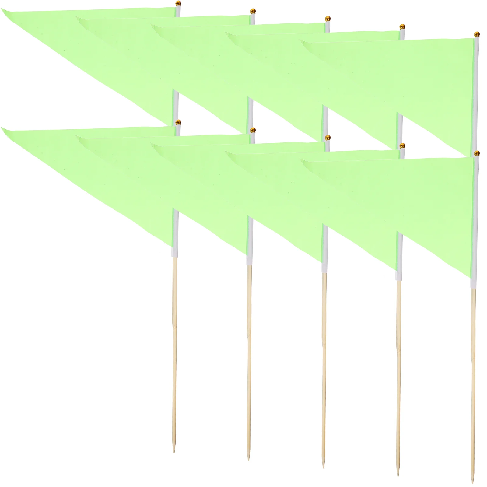 

10 Pcs Lawn Marking Flags Small Irrigation Outdoor Sign Sprinkler Yard Supplies Pet Marker