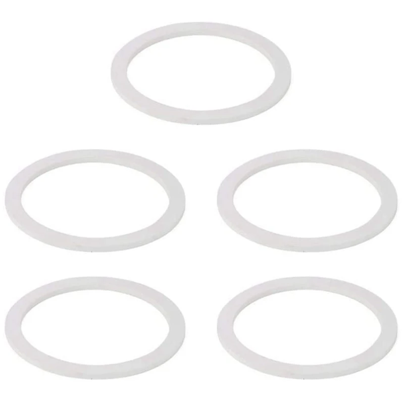 

Pack Of 5 Espresso Maker Sealing Ring 6 Cups Coffee Machine Replacement Silicone Sealing Ring For Mocha Pot Sealing Ring