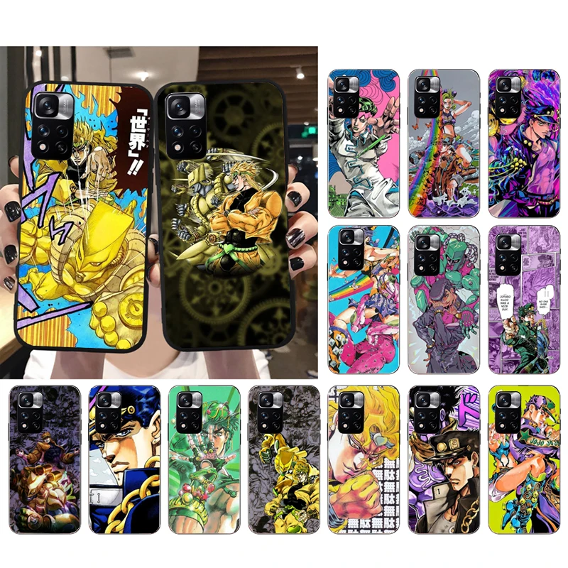

Phone Case For Xiaomi Redmi Note 12Pro 11 11S 11T Pro 10 9Pro Note10S Redmi 10 9 10C 9C JoJo's Bizarre Adventure Case