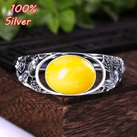 hot style 925 sterling silver 2127mm 2226mm 2028mm oval base inlaid wax bracelet blanks settings bangle jewelry accessories