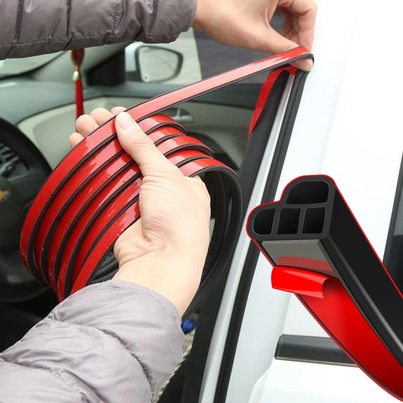 

Car Door Seal Strip Trunk Edge Stickers For Ford Focus 2 3 Fiesta Mondeo Kuga Citroen C4 C5 Skoda Octavia Rapid Superb
