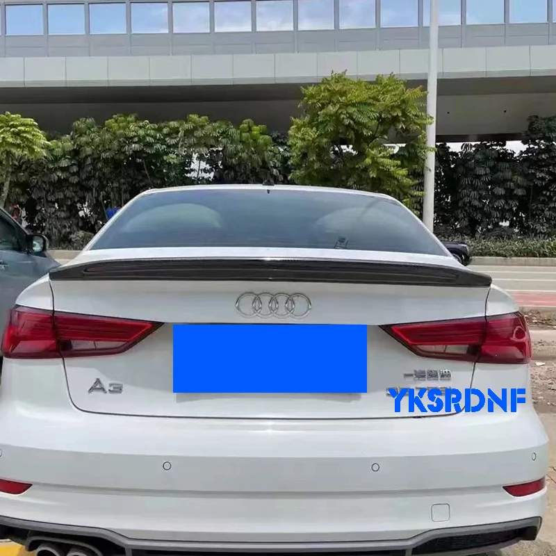 Задний спойлер для AUDI A3 S3 RS3 Limousine 8 в седан из углеродного волокна крыло багажника