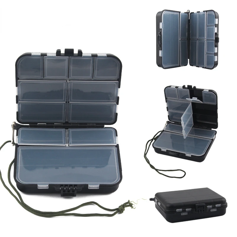 

Fishing Tackle Bait Storage Boxes, Portable Double-Sided Lure Hook Organizer, Mini Utility Lures Fishing Box