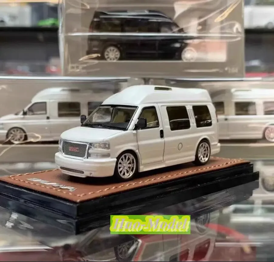 GOC 1:64 для GMC SAVANA SUV литая под давлением модель автомобиля из сплава металла подарки
